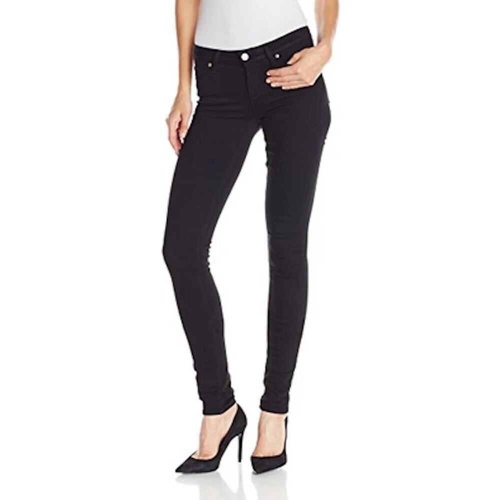PAIGE Verdugo Ankle Ultra Skinny Jeans in Black Shadow - Size 25 🖤✨🖤